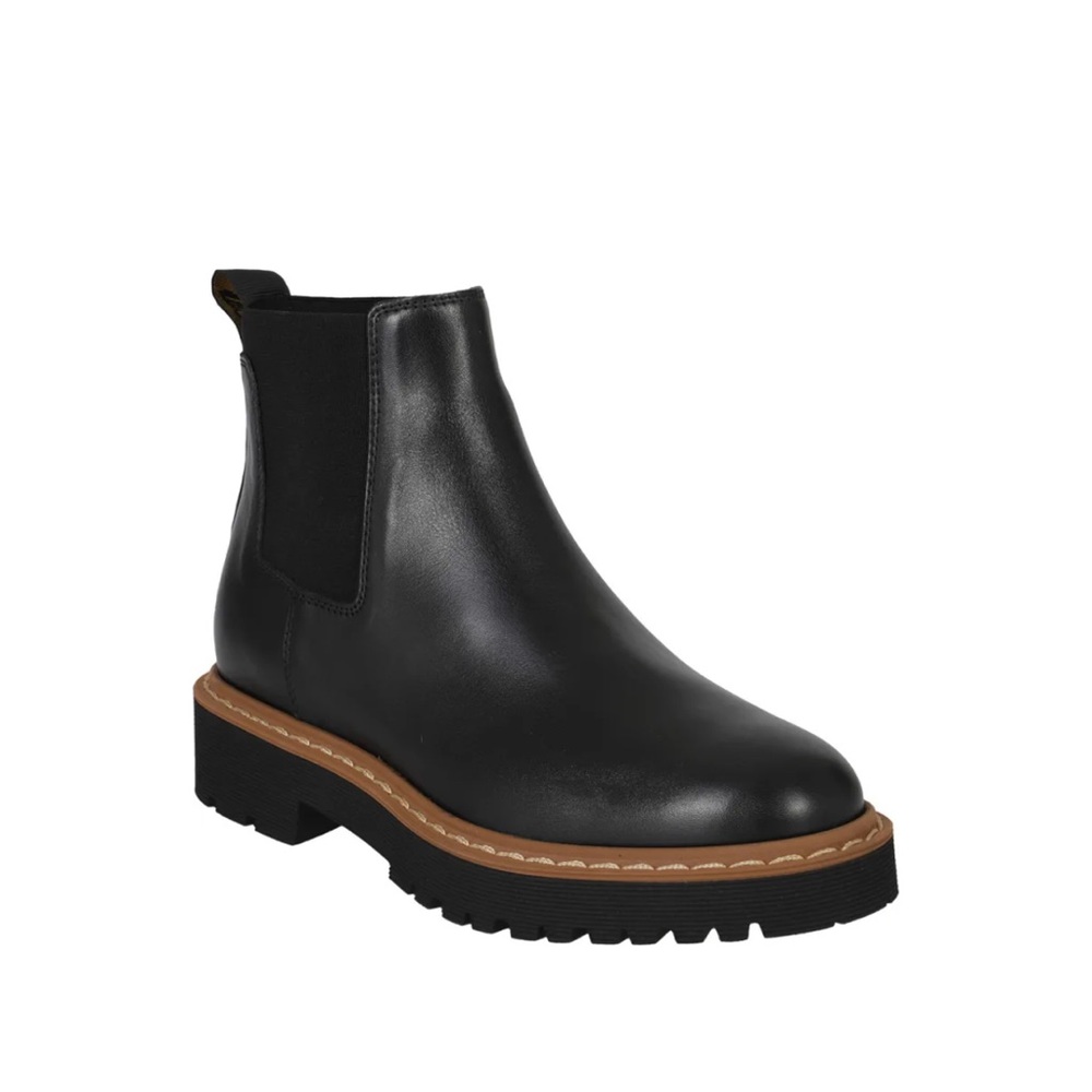 Caslon🍁black waterproof Leather Chelsea Boots size 9 women Gently used